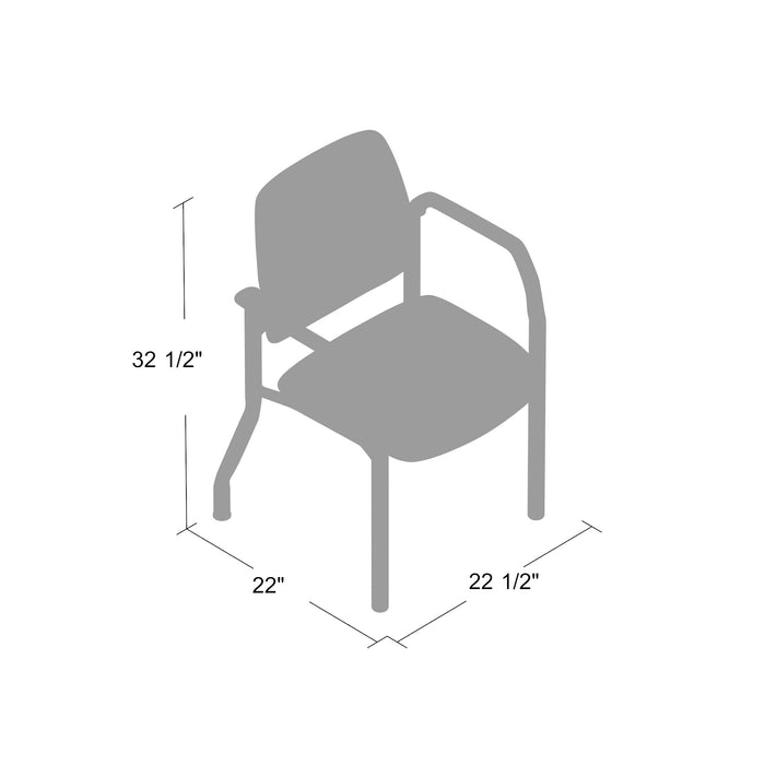 Bedarra guest chair antimicrobial vinyl