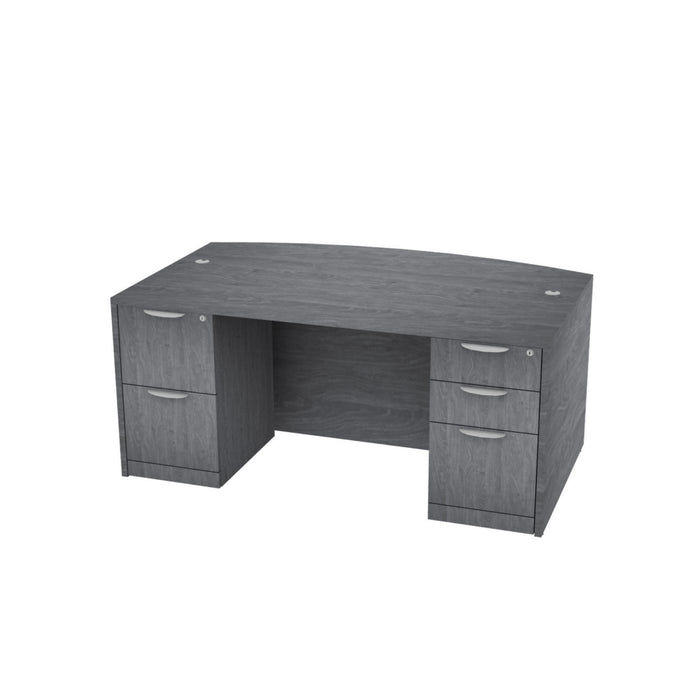 Bellagio Bow Front Desk | 42"x71"