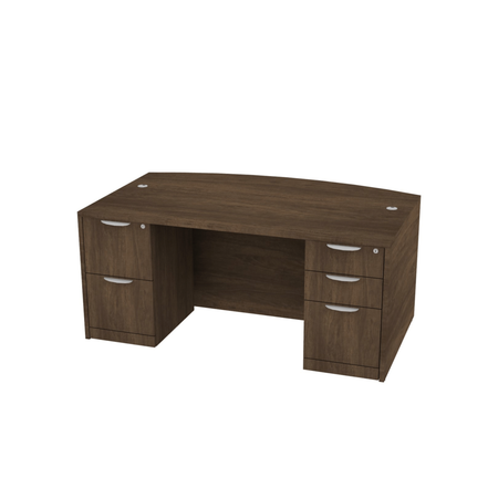 Bellagio Bow Front Desk | 42"x71"