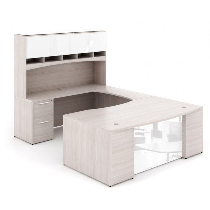 Modern U Leg Desk with Modesty Panel – US Discount Office Furniture