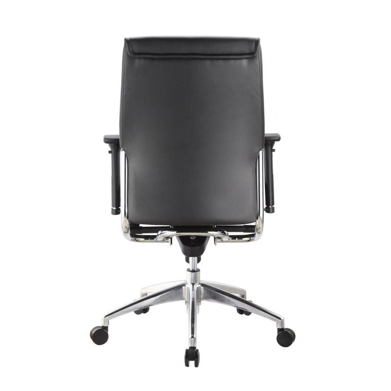 Fulmer black best sale leather executive chair